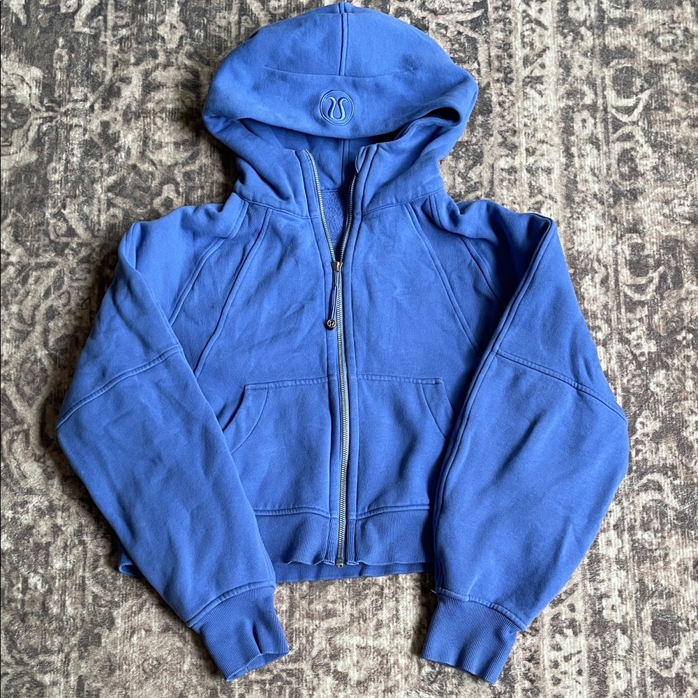 lululemon Scuba Hoodie Full-Zip Hoodie Blue Nile XS/S XS Small Oversized
